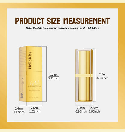 Temperature Color-Changing Lipstick – Moisturizing Waterproof Crystal Lipstick