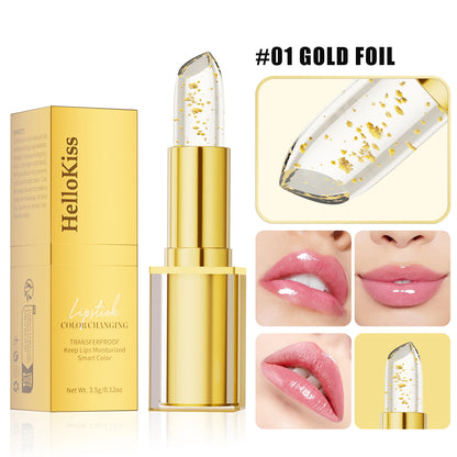Temperature Color-Changing Lipstick – Moisturizing Waterproof Crystal Lipstick