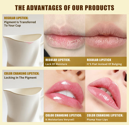 Temperature Color-Changing Lipstick – Moisturizing Waterproof Crystal Lipstick